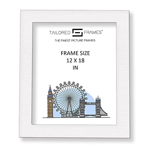 Tailored Frames - Square design Bilderrahmen - Weiß - 18" x 12" / ca. 45,7x30,5 cm von Tailored Frames