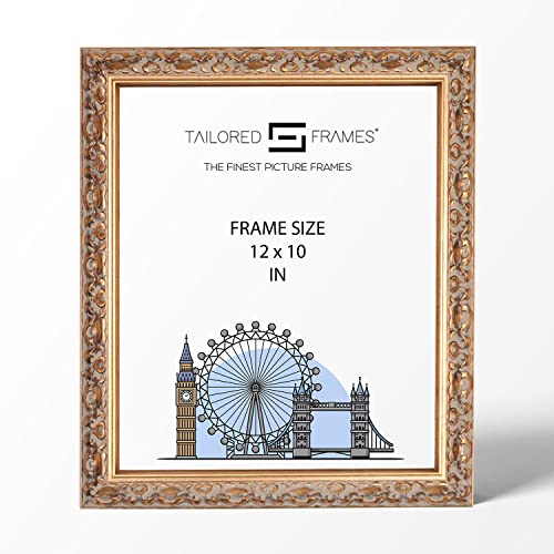 Tailored Frames-VIENNA GOLD, Weinlese-aufwändige Shabby Chic BILDERRAHMEN Größe 12 "x 10" von Tailored Frames