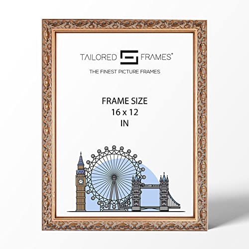 Tailored Frames-VIENNA GOLD, Weinlese-aufwändige Shabby Chic BILDERRAHMEN Größe 16 "x 12" von Tailored Frames