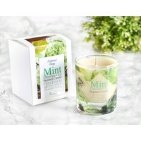 Mint Schokoladenchip Handgemachte Kerze - Große Einzigartige Mit Geschenkbox Für Sie Jahrestag Beste Schokoladenliebhaber Geburtstagsgeschenk Frau von TailoredSoap