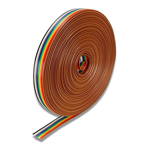 Flachbandkabel IDC Draht 10 pin 6m Flachbandkabel,Kabel IDC Draht Flachbandkabel für Raspberry Pi Breadboard's Oder Ihres Arduino's,IDC-Flachbandkabel,Rainbow Flat Ribbon Kabel von TaimeiMao