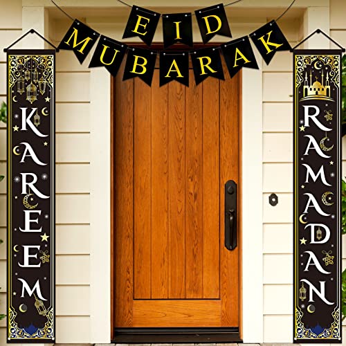 Ramadan Kareem Banner, 3 Stück Ramadan Dekoration,Eid Mubarak Banner,Ramadan Wimpelkette,Hängeschild Ramadan Kareem,für Muslim Islam Ramadan Flagge Party Dekoration Ramadan Kareem Banner, 3 Stück Ramadan Dekoration,Eid Mubarak Banner,Ramadan Wimpelkette,Hängeschild Ramadan Kareem,für Muslim Islam Ramadan Flagge Party Dekoration von TaimeiMao