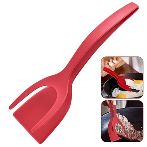 Spiegeleier Flipper Spatel, Pfannenwender 30cm 2-in-1 Antihaft Flipper Eierwender Spatel Kochgeschirr Turner Plastikspatel zum Kochen Flip Turner Spatel für Fisch Ei Burger Pfannkuchen von TaimeiMao
