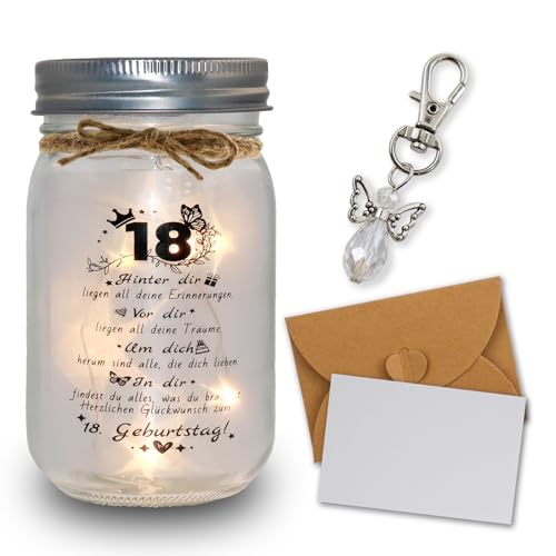 TaimeiMao LED Flaschenlicht Geldgeschenke Geburtstag 18, Beleuchtete Flasche, Geldgeschenk 18 Geburtstag Mädchen, Geburtstag Geldgeschenke Verpackung, Geschenke zum 18 Geburtstag Mädchen Junge TaimeiMao LED Flaschenlicht Geldgeschenke Geburtstag 18, Beleuchtete Flasche, Geldgeschenk 18 Geburtstag Mädchen, Geburtstag Geldgeschenke Verpackung, Geschenke zum 18 Geburtstag Mädchen Junge von TaimeiMao