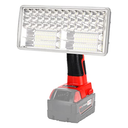 4200LM LED-Akku-Lampe kompatibel mit Milwaukee M18 Lithium-Akku, 18v Arbeitslicht für Camping, Autoreparaturen, Notfall und Baustellenbeleuchtung von Taingwei