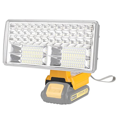 4200LM LED-Akku-Lampe kompatibel mit Dewalt 18V 54V Lithium-Akku, 18v Arbeitslicht für Camping, Autoreparaturen, Notfall und Baustellenbeleuchtung von Taingwei