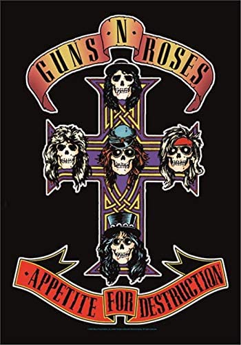 Guns N Roses Poster Appetit für die Zerstörung, 11 x 17 Zoll, 28 x 43 cm von Tainsi