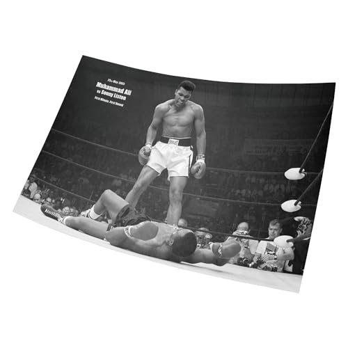 Tainsi Muhammad Ali (Vs. Sonny Liston) Sports Poster, 11 x 17 Zoll, 28 x 43 cm von Tainsi