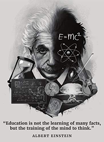 Tainsi Albert Einstein Inspirierendes und motivierendes Zitat-Poster, 30 x 46 cm von Tainsi