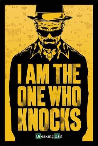 Tainsi Breaking Bad - I am the one who knocks Poster - 28 x 43 cm von Tainsi