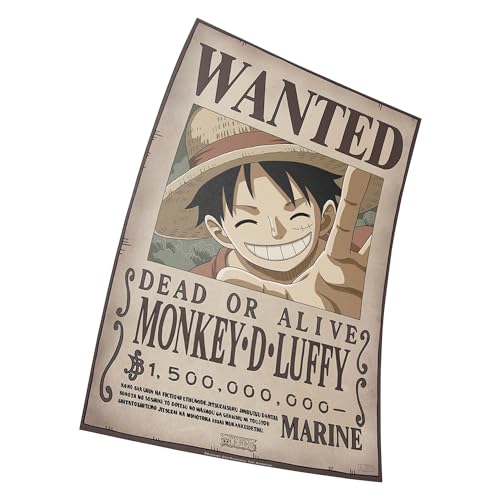 Tainsi One Piece – Wanted Luffy New – Juliste Poster – 28 x 43 cm von Tainsi