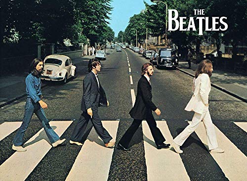 Tainsi Abbey Road des Beatles Poster, 28 x 43 cm von Tainsi