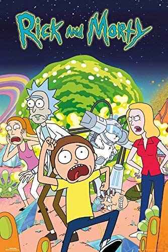 Tasi Rick et Morty Poster, 28 x 43 cm Tasi Rick et Morty Poster, 28 x 43 cm von Tainsi