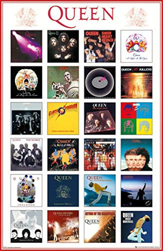 Theissen all Queen Music Album Collection Poster - Matte Poster Frameless Gift 11 x 17 Zoll (28cm x 43cm) *IT-00246 von Tainsi