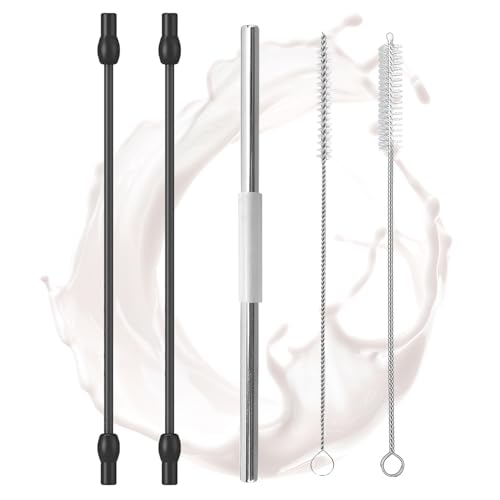 Kaffeevollautomat Milchschlauch Set Kompatibel mit Siemens Eq6 plus S700, Leicht zu Reinigen, Ersatz-Milchschlauch und Bürsten-Set, für Siemens EQ6/EQ7 und Bosch Veroaroma Kaffeevollautomat von Taipintee