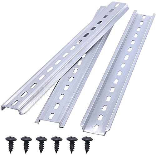 Taiss/3 Stücke 30cm hutschiene Schlitz Aluminium Niemals rosten, DIN-Schiene für Verteilerschrank Schaltschrank einbau, 35mm breit, 7,5mm hoch, lang 300mm/12" Taiss/3 Stücke 30cm hutschiene Schlitz Aluminium Niemals rosten, DIN-Schiene für Verteilerschrank Schaltschrank einbau, 35mm breit, 7,5mm hoch, lang 300mm/12" von Taiss