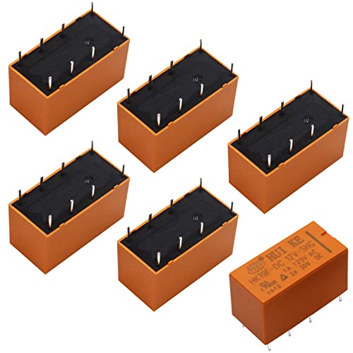 Taiss 6pcs spulenspannung Relais DPDT PCB Leistungsrelais DC 12V 8 poliges Relais HK19F-8P-12V Taiss 6pcs spulenspannung Relais DPDT PCB Leistungsrelais DC 12V 8 poliges Relais HK19F-8P-12V von Taiss