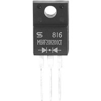 Taiwan Semiconductor Schottky-Diode MBRF30200CT Array - Zweifach Tube von Taiwan Semiconductor