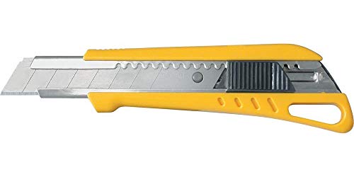 Tajima Cuttermesser (Cutter, Teppichmesser), 18mm, Auto-Blade-Lock – ergonomischer Griff - LC520Y von Tajima