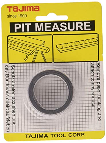 Tajima PIT-20C-EUR Pit Measure Maßband, 2 m/13 mm, selbstklebend, Weiß Tajima PIT-20C-EUR Pit Measure Maßband, 2 m/13 mm, selbstklebend, Weiß von Tajima