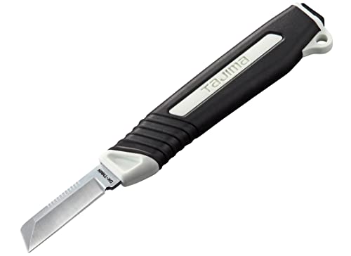 Tajima Cable Mate Universalmesser Mini 50 mm (kompaktes Messer, gehärtete 50 mm Klinge, rutschfest, gummierter Griff mit Halteöse) DK-TNMN-EUR von Tajima