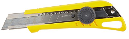 Tajima Cuttermesser (Cutter, Teppichmesser), 18mm Klinge, Dial-Blade-Lock – ergonomischer Griff - LC521B von Tajima