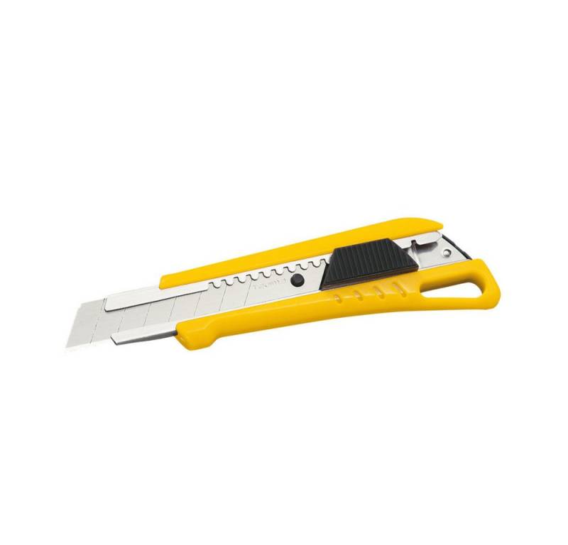 Tajima Cuttermesser Cuttermesser gelb 18mm mit 3 Endura Klingen, Klinge: 1,8 cm, Cutter bestückt mit einer 18 mm ENDURA-BLADE Klinge Tajima Cuttermesser Cuttermesser gelb 18mm mit 3 Endura Klingen, Klinge: 1,8 cm, Cutter bestückt mit einer 18 mm ENDURA-BLADE Klinge von Tajima