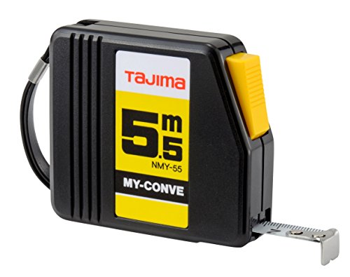 Tajima Ergonomisches Bandmaß, 5 m/13 mm mit Auto Stop, 1 Stück, von Tajima