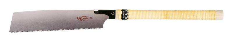 Tajima Japansäge, Zugsäge 265 mm 16 Zähne / Zoll gerader Holz-Rattangriff von Tajima