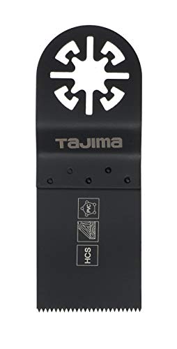 Tajima MHC34 Sägezubehör (Sägeblatt für Multitool; präzise Schnitte in Holz, Kunststoffe, Gipskarton; Universalaufnahme; 34 mm; fein Zahn) von Tajima