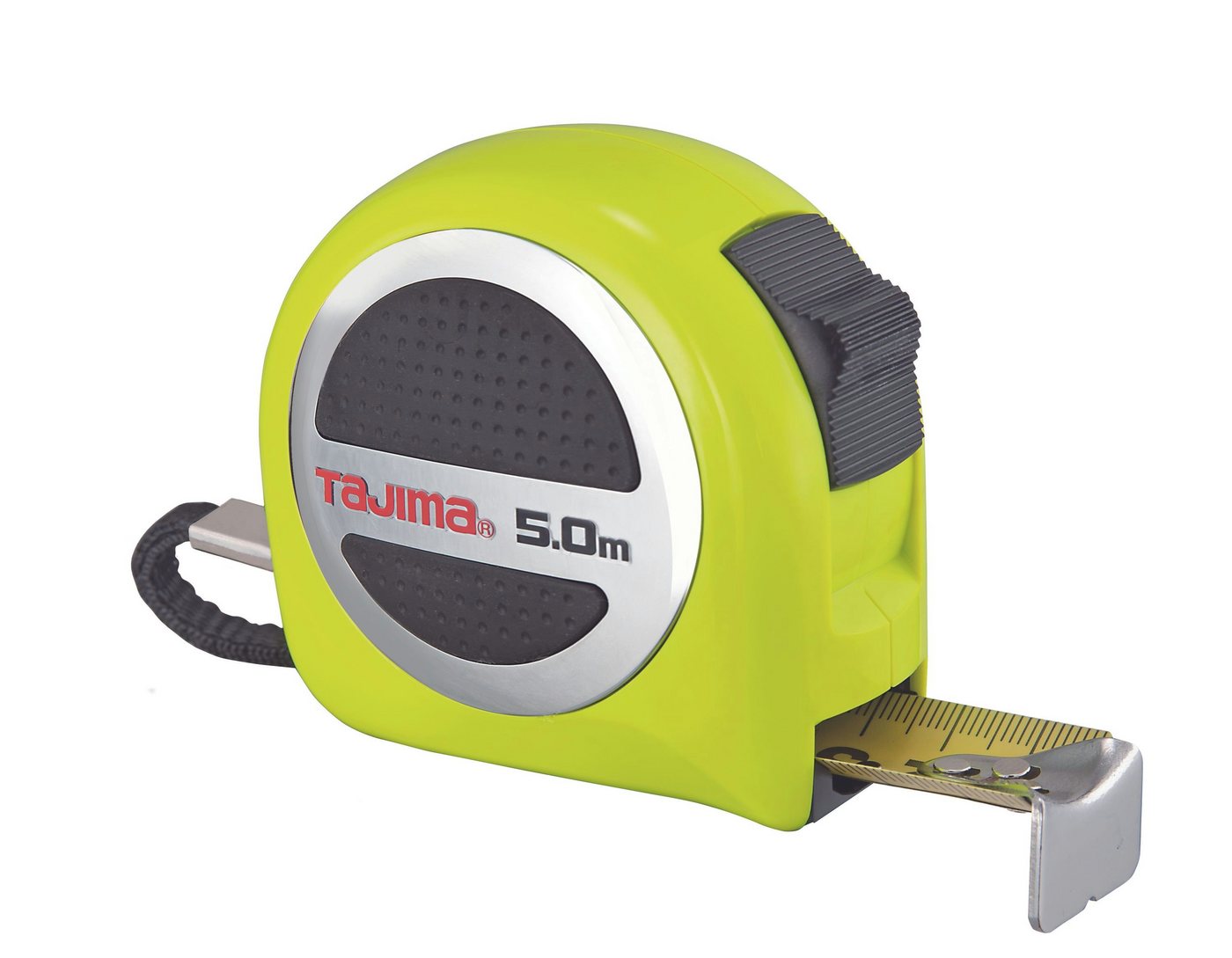 Tajima Maßband TAJIMA W-THICK Lock Bandmass 5m/25mm mit Strong Tape, Nylon Coating & rostfreier Feder, TAJ-22063 von Tajima