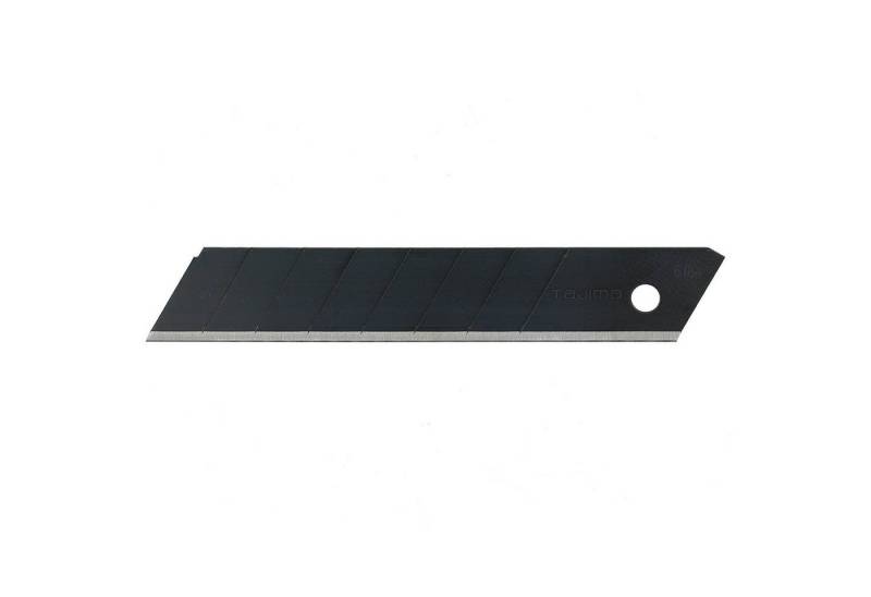 Tajima Messerklinge Tajima RAZAR Black Blade 18mm 50er (im Spender) (Set, 50-St., Ersatzklingen), Ersatzklinge Abbrechklinge Cuttermesserklinge Teppichmesserklinge von Tajima