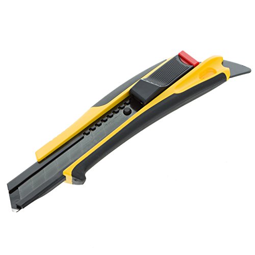 Tajima Cuttermesser (Cutter, Teppichmesser), 18mm Klinge, automatischer Rückzug – vielfältige Anwendung – DFC579SY von Tajima