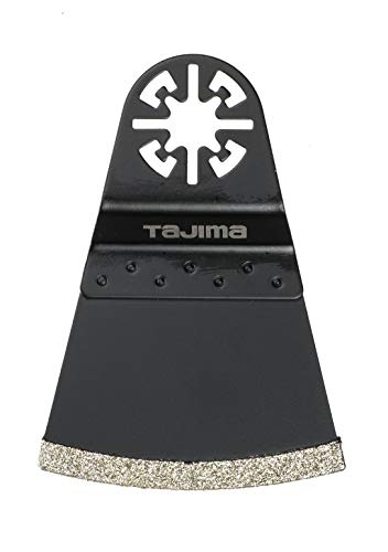 Tajima Sägezubehör (Sägeblatt für Multitool hartnäckige Materialien Lange Lebensdauer 65 mm Diamantbeschichtung), MD65 von Tajima