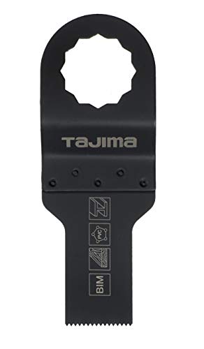 Tajima Sägezubehör Multitool Sternaufnahme feine Zahnung für dünnes Blech, Kupfer, Aluminiumprofile, Holz, Kunststoff Sägeblatt: 20 mm Bi-Metall, SBM20 von Tajima