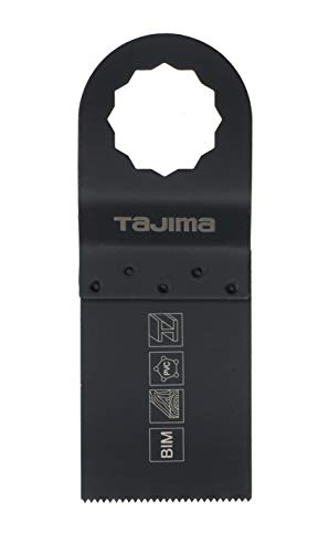 Tajima Sägezubehör Multitool feine Zahnung für dünnes Blech Kupfer, Aluminiumprofile, Holz, Kunststoff Sägeblatt: 34 mm Bi-Metall, SBM34 Tajima Sägezubehör Multitool feine Zahnung für dünnes Blech Kupfer, Aluminiumprofile, Holz, Kunststoff Sägeblatt: 34 mm Bi-Metall, SBM34 von Tajima
