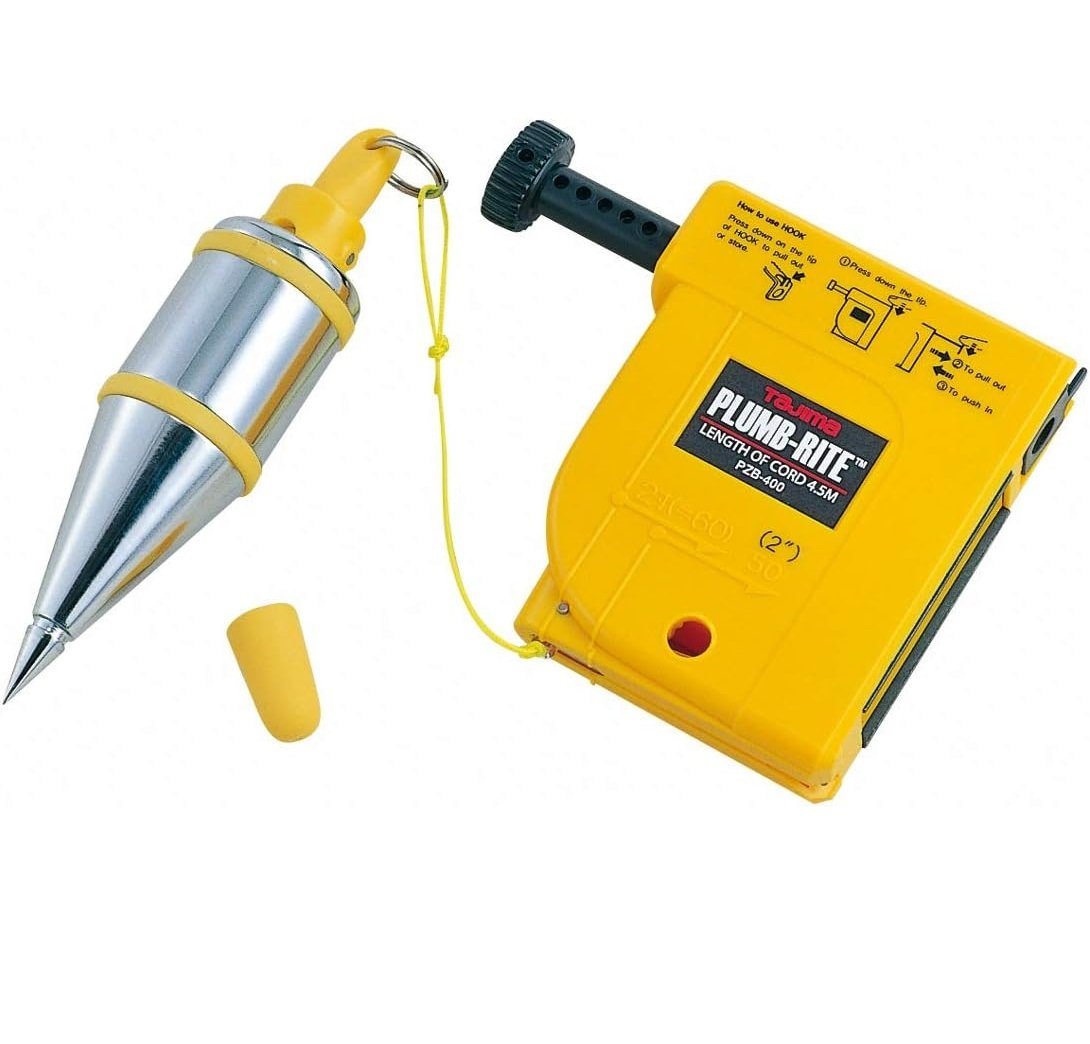 Tajima Schlagklotz Senklot Universal-Handlot Plumb-Rite mit Schnellstabilisator von Tajima