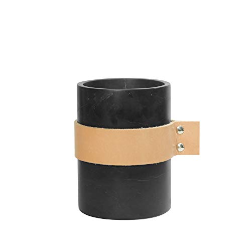 Tak Design Marmor Vase, Blacks, 10cm x 12 cm von Tak Design