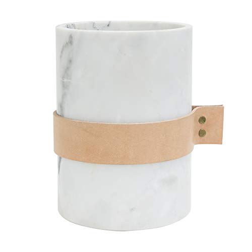 Zweig Design Marmor Vase, Weiß, 14 cm X 20 cm von Tak Design