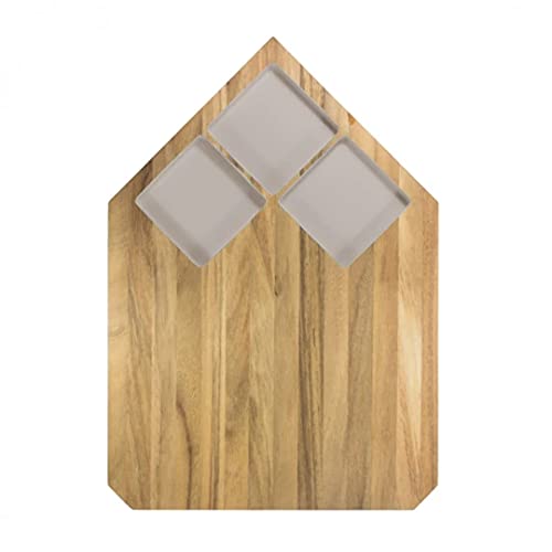 Zweig Design Schneidebrett, Holz, Grau, 40 mm X28 mm X25 von Tak Design