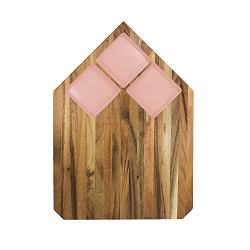 Zweig Design Schneidebrett, Holz, Rhubarb Custard, 40 mm X28 mm X25 von Tak Design