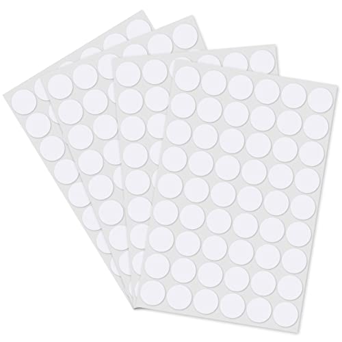 Schraubenabdeckung Weiss 540 STK Schrauben Abdeckkappen Weiß 21mm Selbstklebenden Möbel Abdeckkappen für Schrauben von TakFree