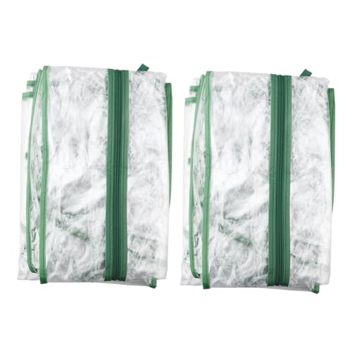 Takefuns Schutzhülle aus PVC für Gewächshaus mit 4 Etagen – Schutz vor Kälte und Frost von Takefuns