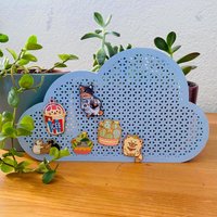 Pinnwand | Wolke |Spritzlackiert | Farbe Solange Vorrat Reicht | 3D Gedruckt Für Emaille Pins Weitere Formen Im Shop von TakoPrints