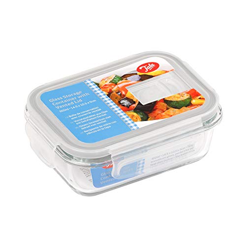 Tala 350 ml Cook and Store Auflaufform, Glasofenfester Bräter mit belüftetem, luftdichtem Schnappverschluss-Deckel, ofenfeste Auflaufform, mikrowellen-, kühlschrank-, gefrier- und spülmaschinenfest Tala 350 ml Cook and Store Auflaufform, Glasofenfester Bräter mit belüftetem, luftdichtem Schnappverschluss-Deckel, ofenfeste Auflaufform, mikrowellen-, kühlschrank-, gefrier- und spülmaschinenfest von Tala