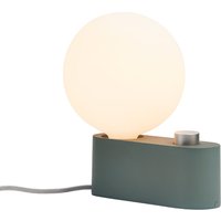 Tala - Alumina Tischleuchte, sage inklusive Sphere IV LED-Leuchtmittel E27 8W, Ø 15 cm, weiß matt von Tala