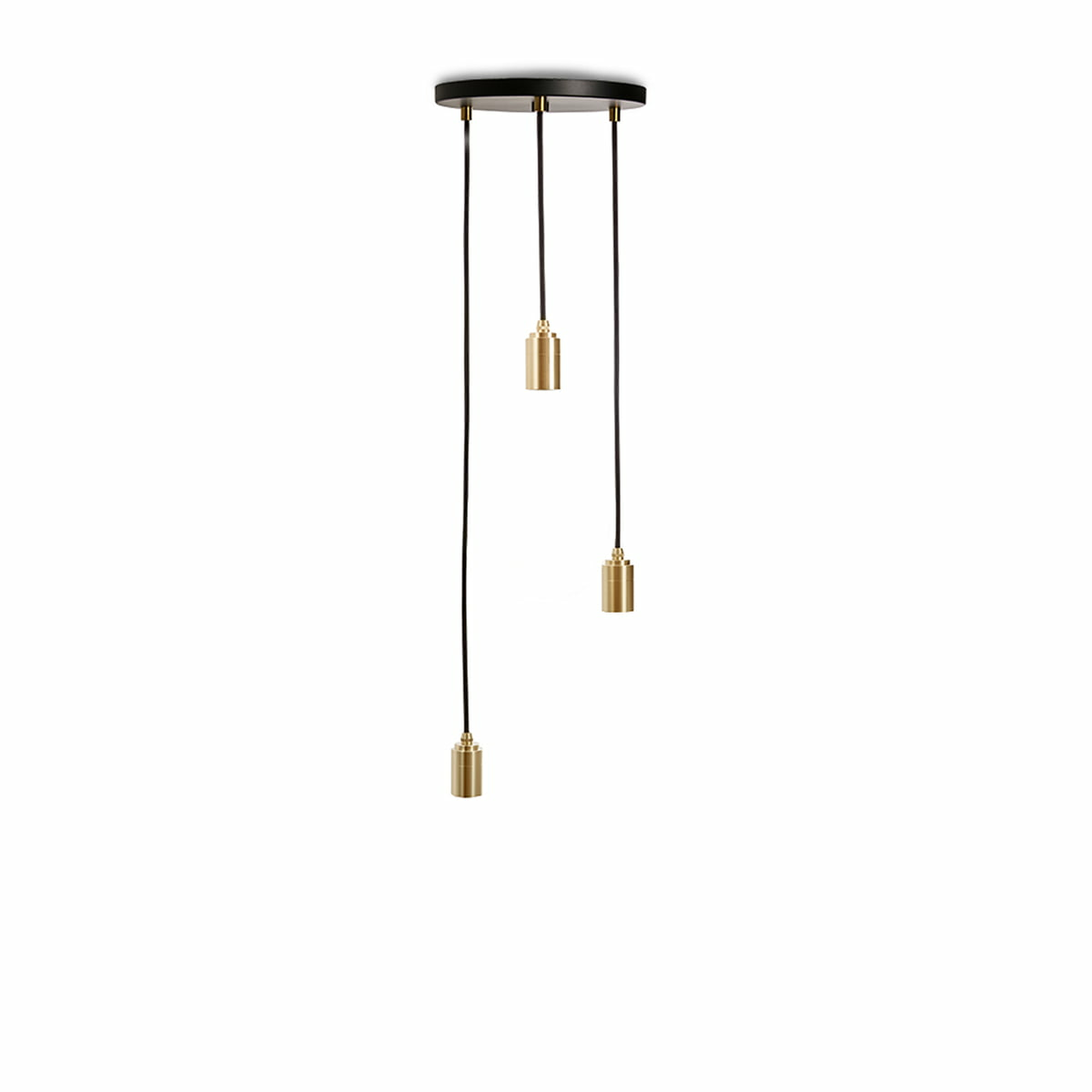 Tala Brass Triple Pendelleuchte Leuchte Lampe Licht Deckenlampe Schwarz Messing B-Ware Tala Brass Triple Pendelleuchte Leuchte Lampe Licht Deckenlampe Schwarz Messing B-Ware von Tala