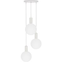 Tala - Chalk, Triple Pendelleuchte Set, inklusive 3 x Sphere V LED-Leuchtmittel E27, weiß von Tala