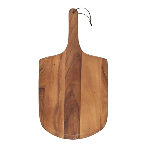 Tala Großes Pizzaschieber aus natürlichem Akazienholz, perfekt zum Servieren und Präsentieren von Pizzen und frisch Backwaren, ideal als Brotpaddel, Maße: 57 x 30,5 x 1,5 cm Tala Großes Pizzaschieber aus natürlichem Akazienholz, perfekt zum Servieren und Präsentieren von Pizzen und frisch Backwaren, ideal als Brotpaddel, Maße: 57 x 30,5 x 1,5 cm von Tala