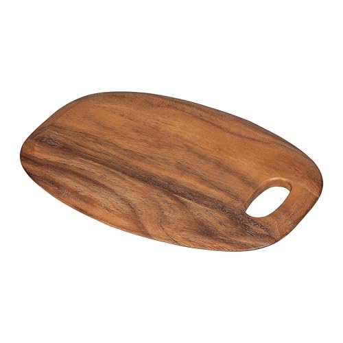 Tala Großes gebogenes Schneidebrett, lackiertes Akazienholzbrett, mit glatten geschwungenen Kanten, ideal zum Servieren, Präsentieren und Zubereiten aller Lebensmittel, Maße: 36 x 26 x 1,5 cm Tala Großes gebogenes Schneidebrett, lackiertes Akazienholzbrett, mit glatten geschwungenen Kanten, ideal zum Servieren, Präsentieren und Zubereiten aller Lebensmittel, Maße: 36 x 26 x 1,5 cm von Tala
